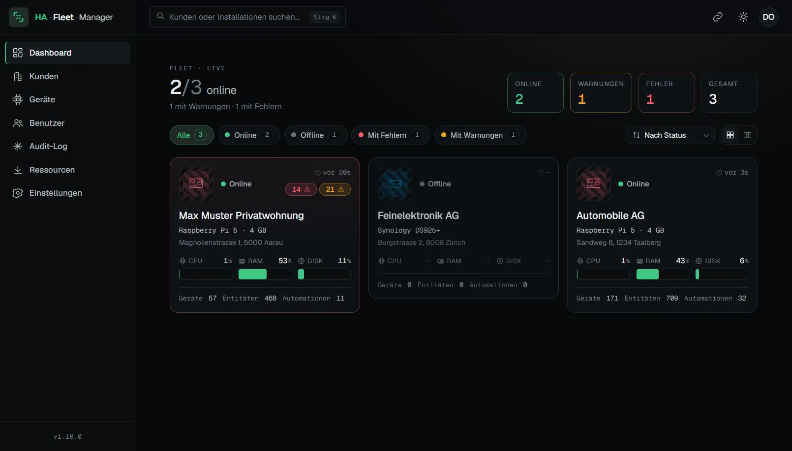 Fleet-Dashboard
